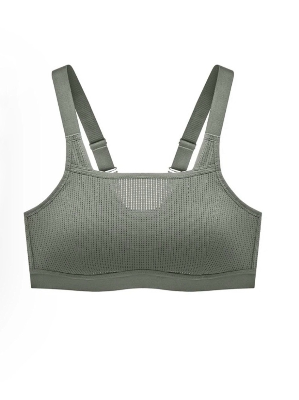 Understance Pulse Wireless Padded Sports Bra Smoke Green 40 B/C